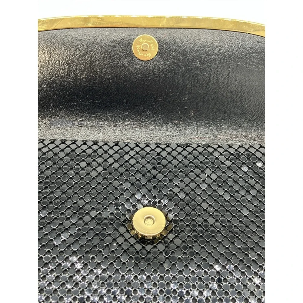 Vintage Gold Silver Bronze Metal Mesh Chainmail Purse Evening Shoulder‎ Bag 80s